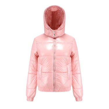 Women's high-gloss down jacket with hood Eva Jonsson 9