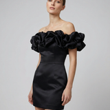 Wood Ear Strapless Dress – Unique Design for Versatile Occasions 3