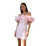 Wood Ear Strapless Dress – Unique Design for Versatile Occasions 7