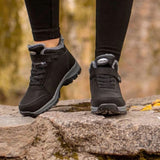 Anccbu Komfort Stabilitet High-Top Winter Boots With Laces And Velcro Strap - Image 5