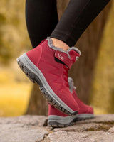 Anccbu Komfort Stabilitet High-Top Winter Boots With Laces And Velcro Strap - Image 9
