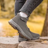 Anccbu Komfort Stabilitet High-Top Winter Boots With Laces And Velcro Strap - Image 12