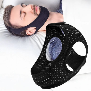 Anti-Snoring Chin Strap With Adjustable Velcro Fastening For Comfortable Sleep - Image 1