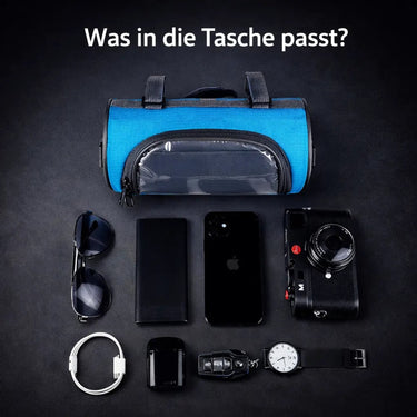 Bike Handlebar Bag Waterproof Bicycle Handlebar Bag With Clear Phone Pocket For Secure Access And Stable Mounting On Bike Handlebars - Image 5