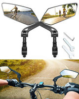Bike Mirrors With Adjustable Wide-Angle Rear View - Image 2