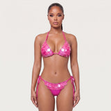 Bikini Set Adjustable Triangle Tie-Side Two-Piece - Image 10