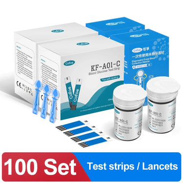 Blood Glucose Meter Kit – Diabetes Glucometer with Test Strips and Lancets - Image 8