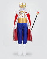Boys' Halloween Prince Costume With Crown And Scepter For Royal Dress Up Party - Image 4