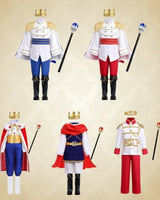Boys' Halloween Prince Costume With Crown And Scepter For Royal Dress Up Party - Image 6