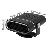 Car Heater Defroster Portable With Quick Heat 30s Compact Warmth Comfort And 30-Second Warm-Up Without Idling The Engine - Image 9