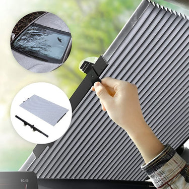 Car Sunshade For Front And Side Windows With UV And Heat Protection Foldable Design - Image 1