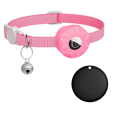 Cat Collar Tracker Pink Purple White Black - Image 15