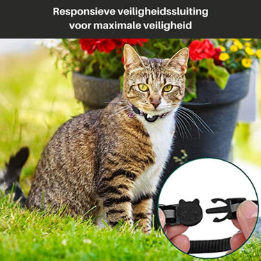 Cat GPS Tracker Collar With Reflective Design For Enhanced Visibility At Night Easy To Adjust And Comfortable To Wear - Image 5