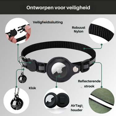 Cat GPS Tracker Collar With Reflective Design For Enhanced Visibility At Night Easy To Adjust And Comfortable To Wear - Image 4