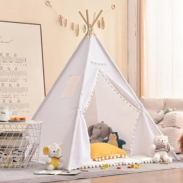 Children's Teepee Tent With Bear Patterns A Cosy Play Hideout For Indoor And Outdoor Adventures - Image 1