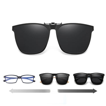 Clip On Sunglasses Adjustable Polarized Flip-Up Shades - Image 4
