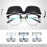 Clip On Sunglasses Adjustable Polarized Flip-Up Shades - Image 6
