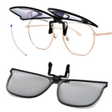 Clip On Sunglasses Adjustable Polarized Flip-Up Shades - Image 7