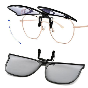 Clip On Sunglasses Adjustable Polarized Flip-Up Shades - Image 7