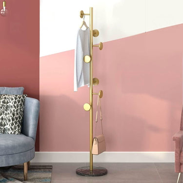 Clothing Rack with Streamlined Standing Design and Circular Hooks - Image 2
