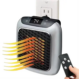 Compact Ceramic Heater With Timer And Safety Portable Room For Fast Heat-Up - Image 2