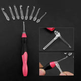 Crochet Hook Set With LED Light Interchangeable Tips For Better Visibility And Flexible Crafting Projects - Image 7