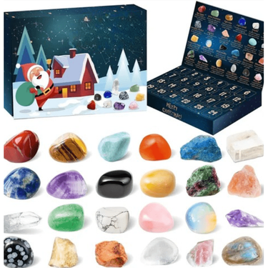 Crystalgems Christmas Advent Calendar With 24 Natural Precious Stones - Image 9