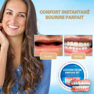 Denture Set Silicone Prothèse Dentaire For Comfortable Dental Replacement - Image 12
