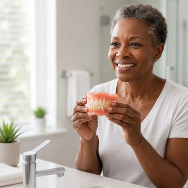 Denture Set With Heat-Forming Custom Fit No Adhesive Needed - Image 2