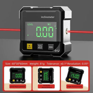 Digital Inclinometer With Laser And Bright Display For Precise Angle Measurement - Image 5