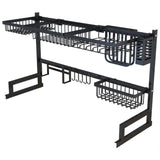 Dish Drying Rack Over Kitchen Sink Stainless Steel Organizer With Large Storage Shelves - Image 4