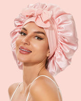 Double-Layer Silk Bonnet With Adjustable Strap Guaranteed To Stay On All Night - Image 1