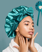 Double-Layer Silk Bonnet With Adjustable Strap Guaranteed To Stay On All Night - Image 2