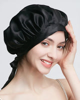 Double-Layer Silk Bonnet With Adjustable Strap Guaranteed To Stay On All Night - Image 4