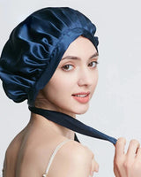 Double-Layer Silk Bonnet With Adjustable Strap Guaranteed To Stay On All Night - Image 5