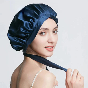 Double-Layer Silk Bonnet With Adjustable Strap Guaranteed To Stay On All Night - Image 5