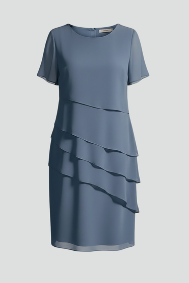 Dress for Women Women's Short Short Sleeve Dress Knee Length - Image 1