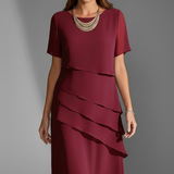 Dress for Women Women's Short Short Sleeve Dress Knee Length - Image 3