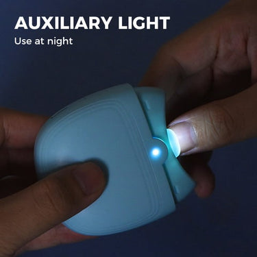 Electric Nail Clipper With Rechargeable Night Light And Shavings Catcher - Image 9