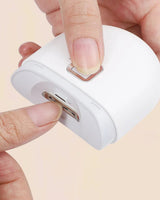 Electric Nail Clipper With Rechargeable Night Light And Shavings Catcher - Image 1
