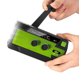 Emergency Radio Beacon With Solar Panel Hand Crank And LED Flashlight - Image 5