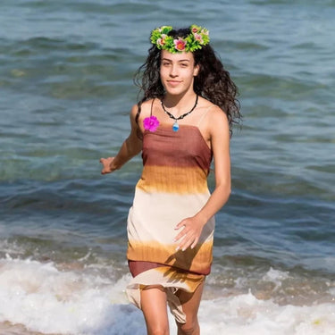 Flower Crown Necklace Set Halloween Costume Accessories And With Tropical And Beads - Image 3