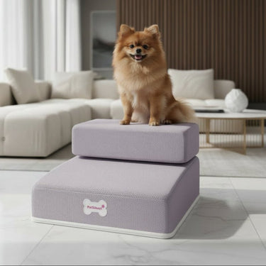 Foam Pet Access Steps With Breathable Mesh Cover - Image 2