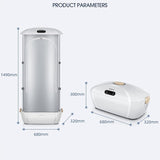 Foldable Electric Clothes Dryer With Heated Airer UV Sterilization And Fast Wrinkle Removal For Portable Use - Image 4