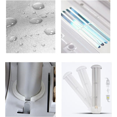 Foldable Electric Clothes Dryer With Heated Airer UV Sterilization And Fast Wrinkle Removal For Portable Use - Image 3