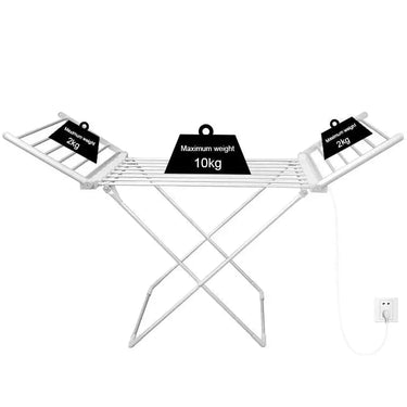 Foldable Electric Clothes Drying Rack With Heated Bars And Powerful 120W Heating For An Energy Efficient Indoor Airer - Image 6
