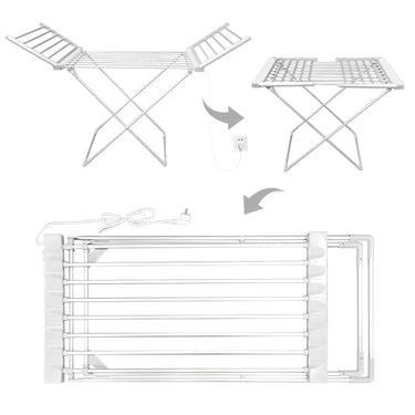 Foldable Electric Clothes Drying Rack With Heated Bars And Powerful 120W Heating For An Energy Efficient Indoor Airer - Image 5