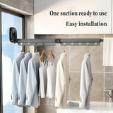 Folding Clothes Drying Rack AluFlex Séchoir À Linge Pliable En Aluminium Avec Fixation Par Ventouse - Image 2