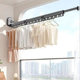 Folding Clothes Drying Rack With 360° Rotation And Telescopic Design For Space-Saving Cloth - Image 1