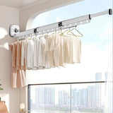 Folding Clothes Drying Rack With 360° Rotation And Telescopic Design For Space-Saving Cloth - Image 6